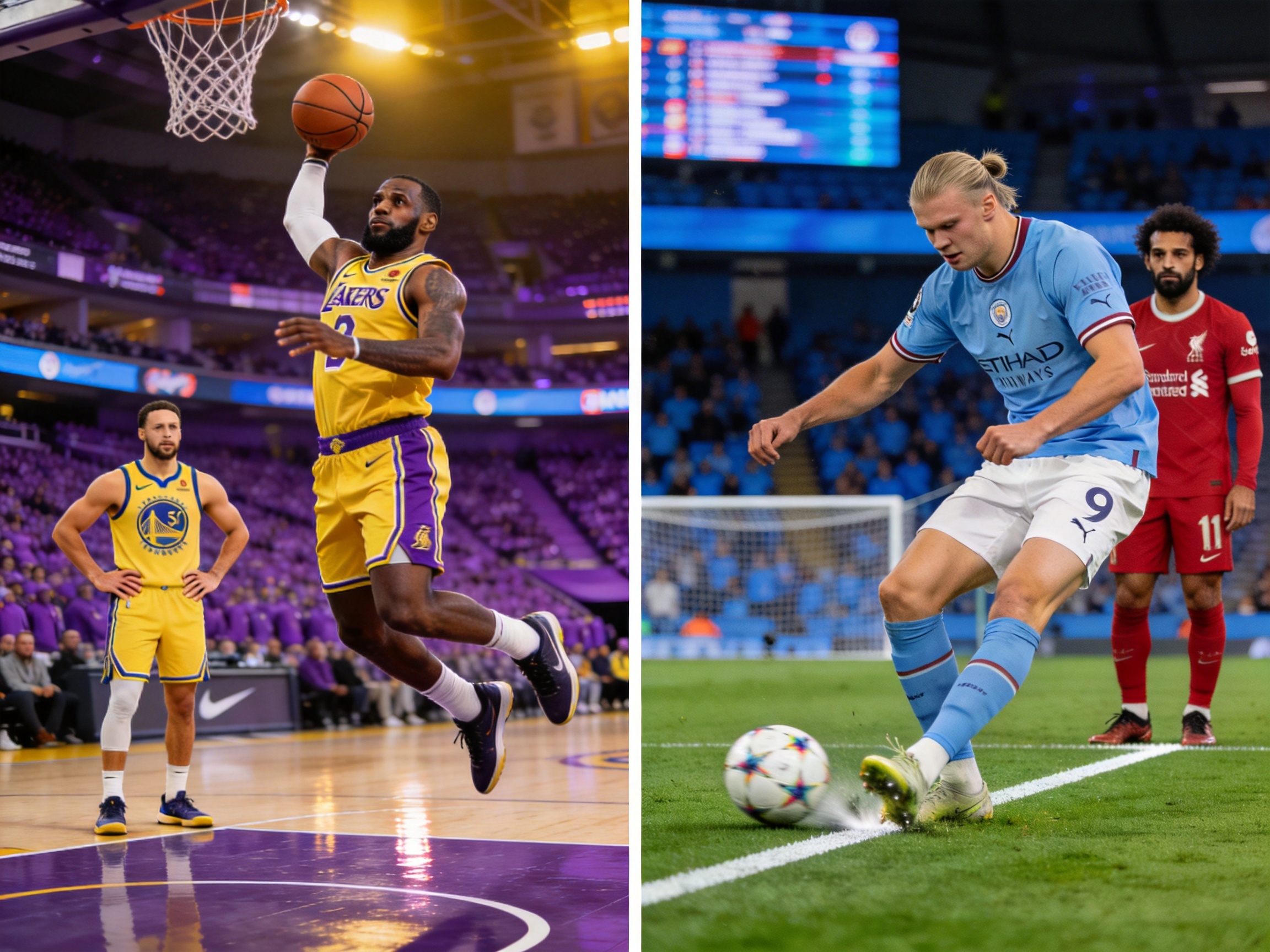 NBA湖人逆转勇士比赛集锦